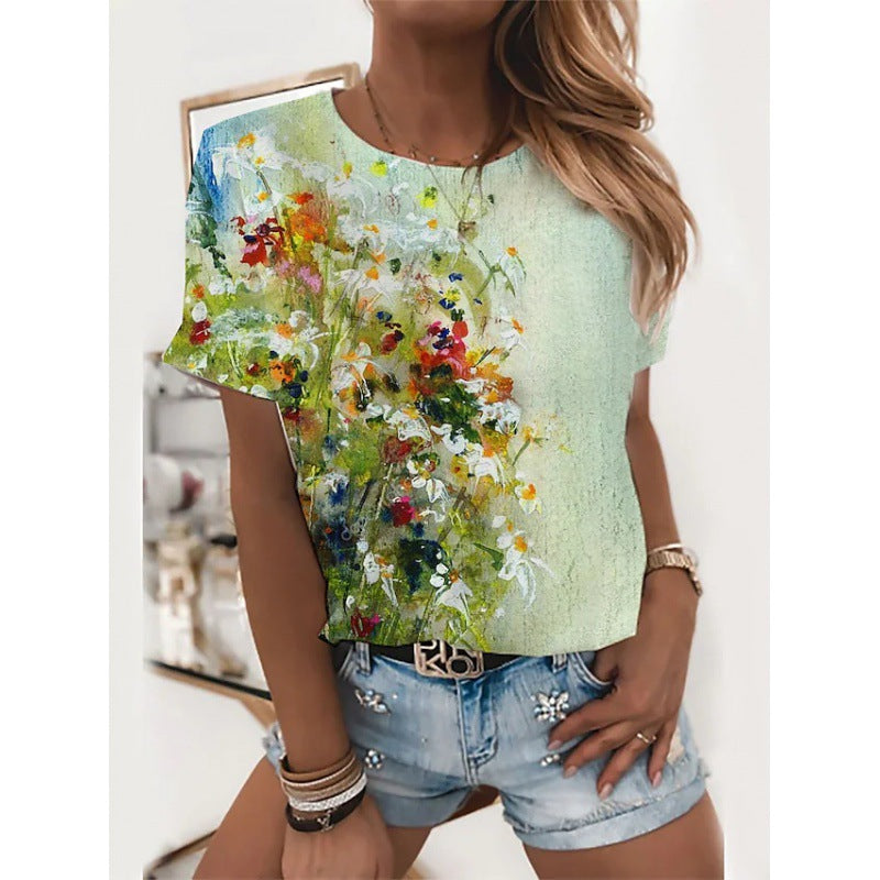 3D Sunflower Women's Flower Print