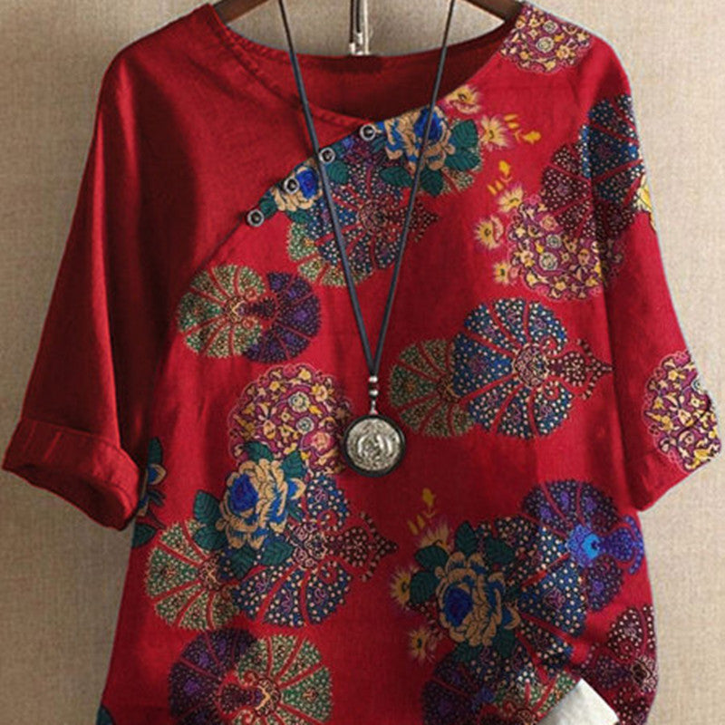 Women's Slim Fit Color Matching Cross Top