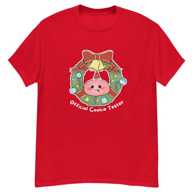 European And American Cookie Tester Digital Printing Casual Round Neck T-shirt