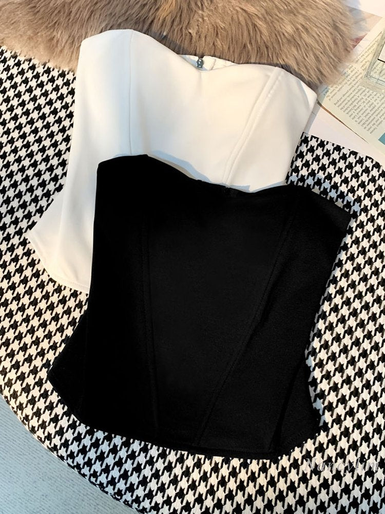Solid Color European-American Fashion Waistband Small Sling
