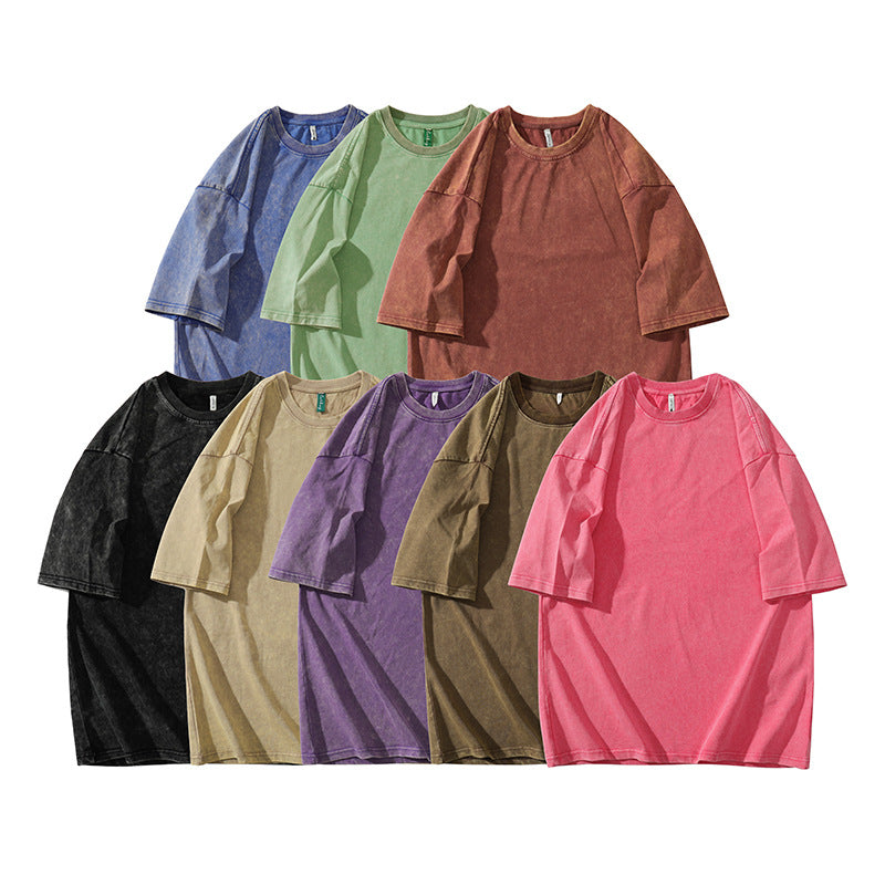 American Heavy Fashioned Short Sleeved T Shirt