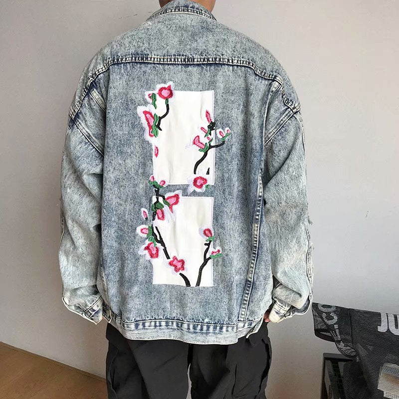 Loose Handsome All-Match Denim Jacket Men