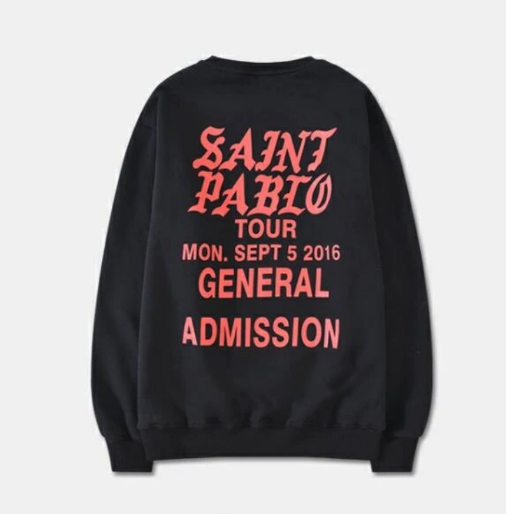 Kanye long-sleeved T-shirt loose bottoming shirt for men and women