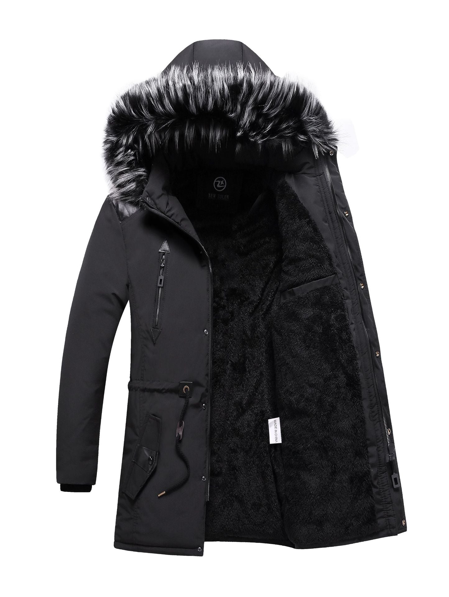 Men Thick Parka Coat Winter Warm Hooded Men Thick Parka Coat Winter Warm Hooded