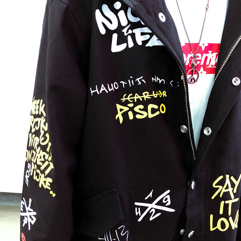 Hip hop trench coat