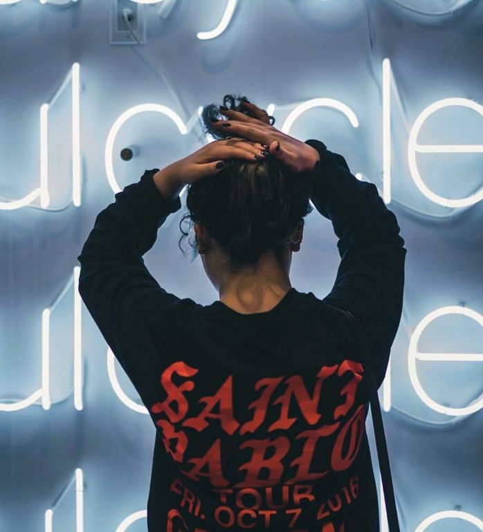 Kanye long-sleeved T-shirt loose bottoming shirt for men and women