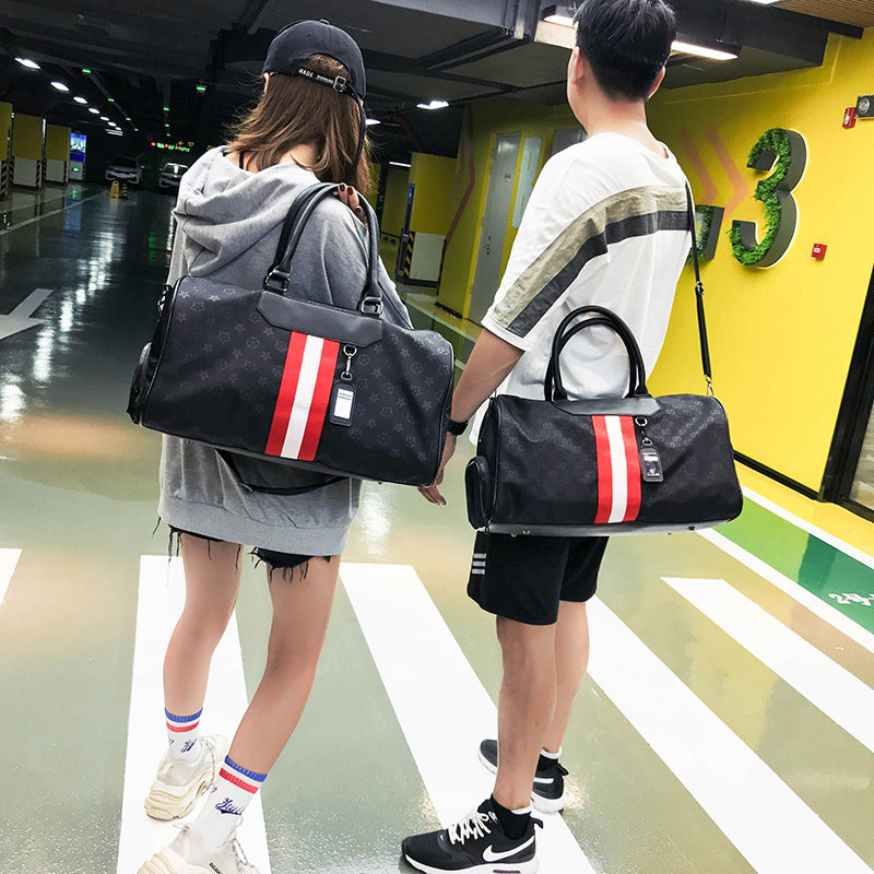 Classic Presbyopic Travel Bag For Men And Women Korean Portable Messenger Luggage Bag