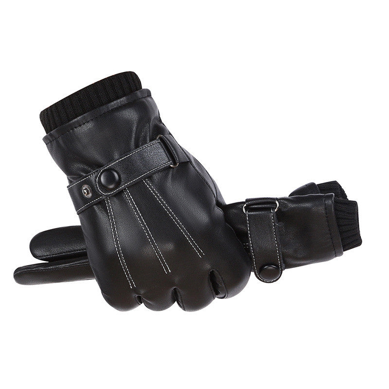 Men s PU Autumn and Winter Touch Screen Gloves Men s PU Autumn and Winter Touch Screen Gloves