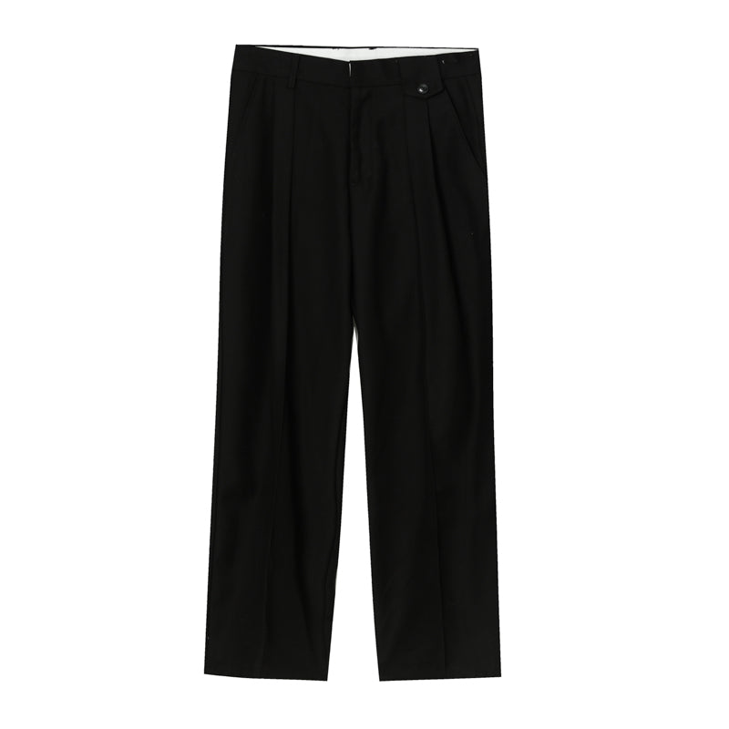 Loose And Thin Straight Men'S Solid Color Wild Wide-Leg Pants Men Loose And Thin Straight Men'S Solid Color Wild Wide-Leg Pants Men