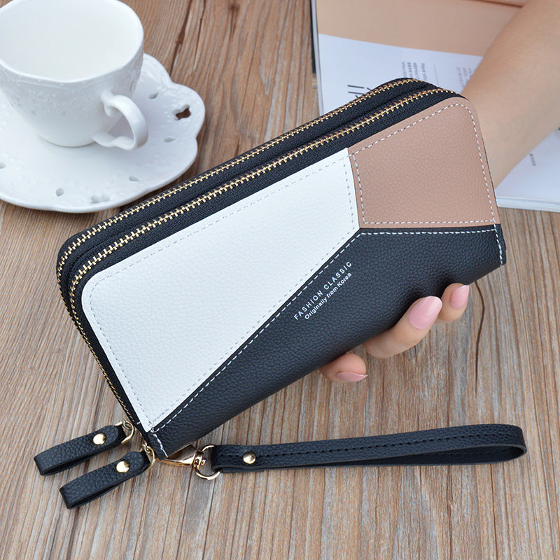 New Double Zipper Hand Wallet Women"s New Double Zipper Hand Wallet Women"s