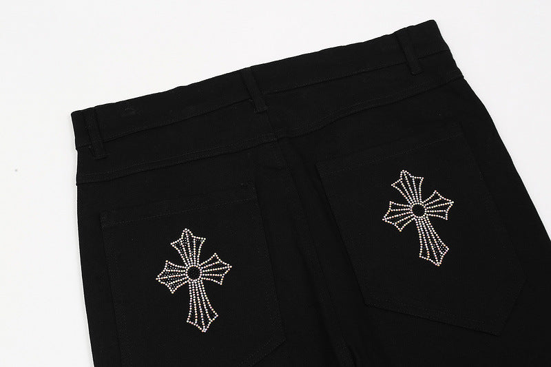 Loose Straight-Leg Pants For Men And Women Punk Rock Casual Trousers