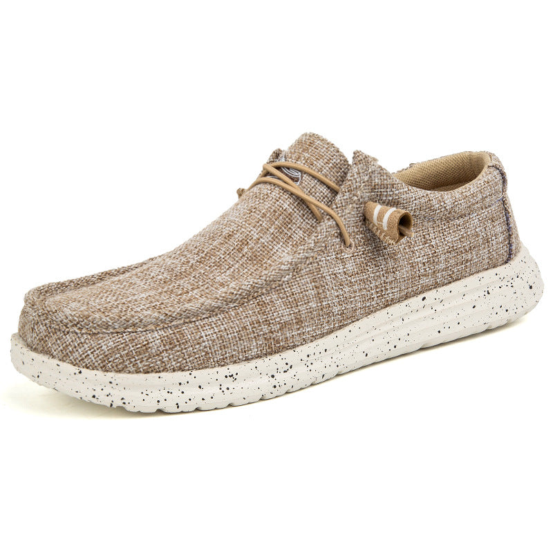 New Men's Canvas Boat Shoes Outdoor Convertible Slip On Loafer