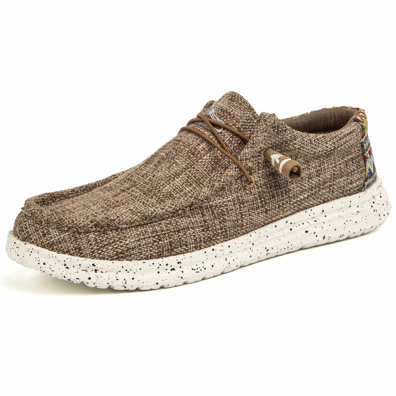 New Men's Canvas Boat Shoes Outdoor Convertible Slip On Loafer