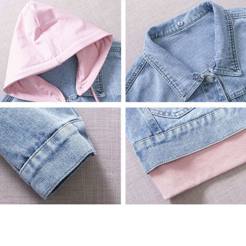 Spring And Autumn Casual Denim Short Jacket Women Spring And Autumn Casual Denim Short Jacket Women