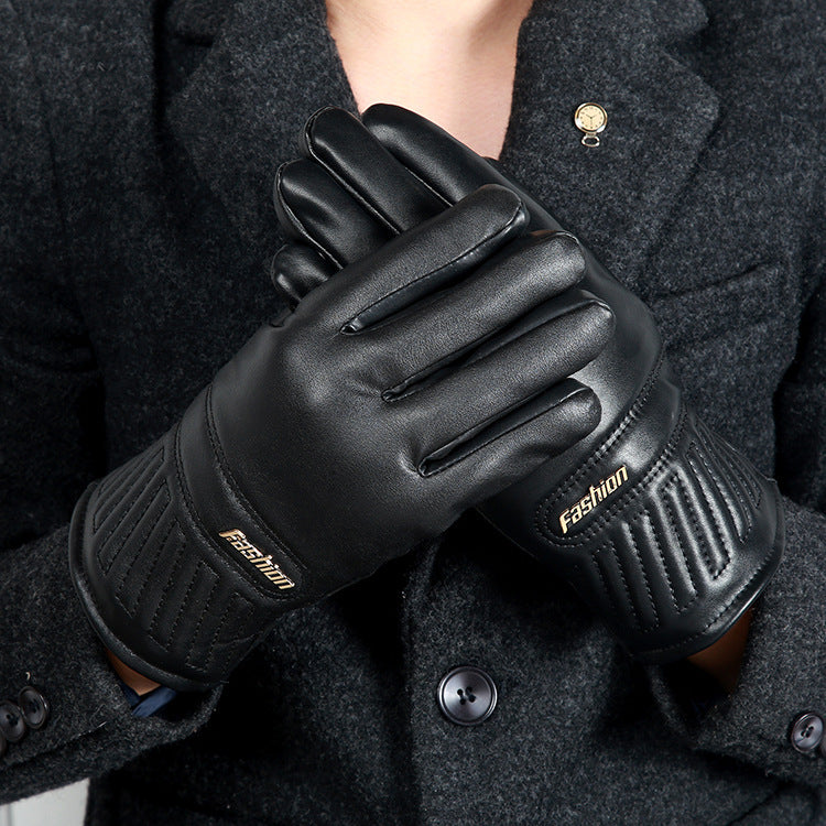 Gloves men winter plus velvet thickening Gloves men winter plus velvet thickening