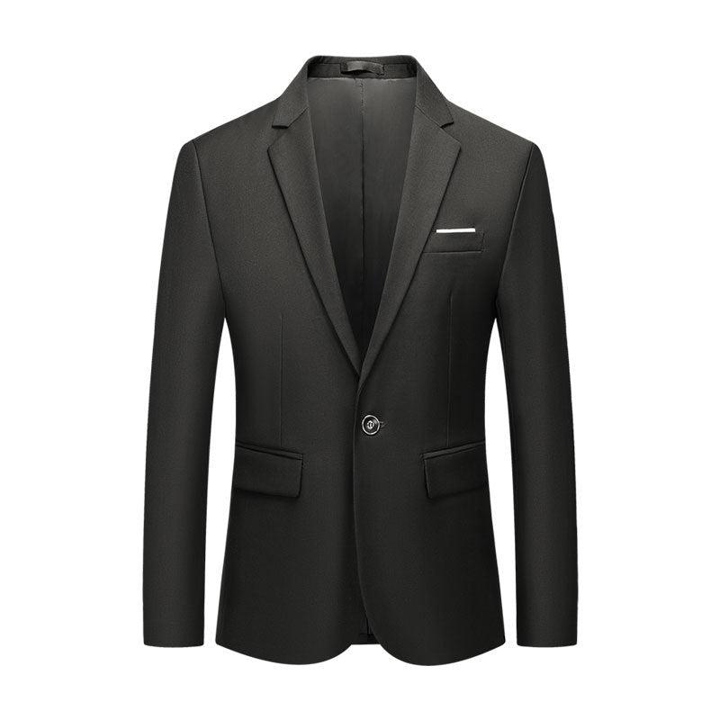 Men's one-button slimming blazer jacket