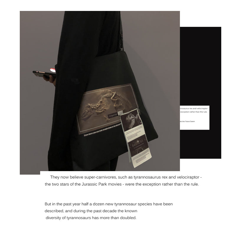 Vintage literary crossbody bag