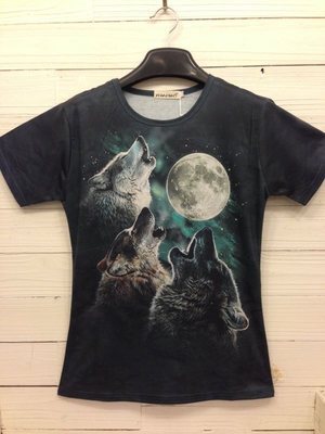 Patterned 3D short-sleeved t-shirt men