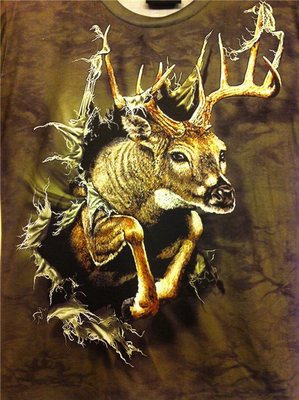Patterned 3D short-sleeved t-shirt men