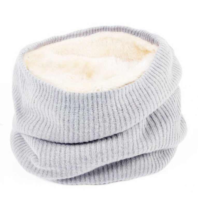 Men and women fashion plus velvet outdoor sports scarf