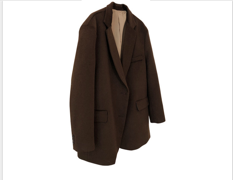 Oversized wool blazer