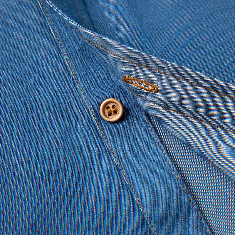 Denim short sleeve T-shirt