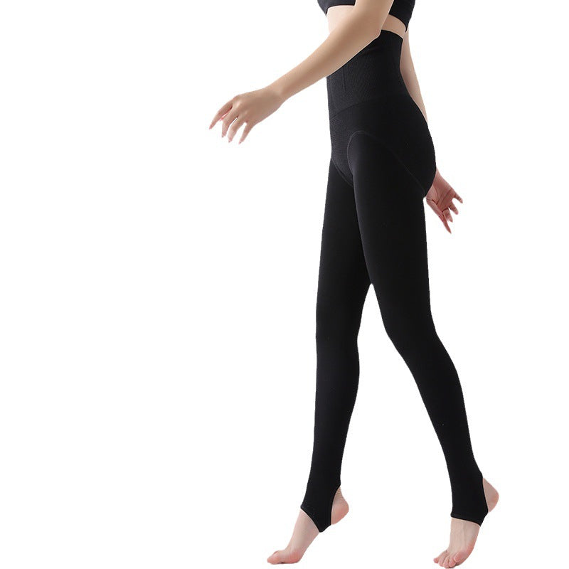 Lengthened Fake Flesh Piercing Leggings For Warmth Lengthened Fake Flesh Piercing Leggings For Warmth