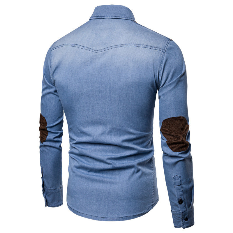 Patch denim shirt Patch denim shirt