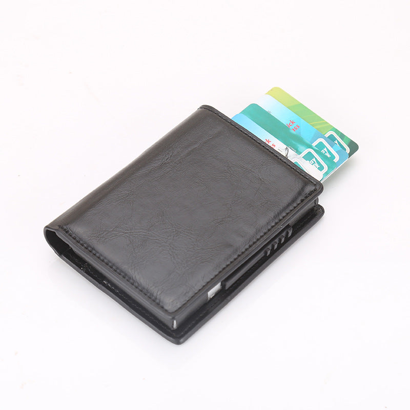 Automatic play card bank card purse coin purse