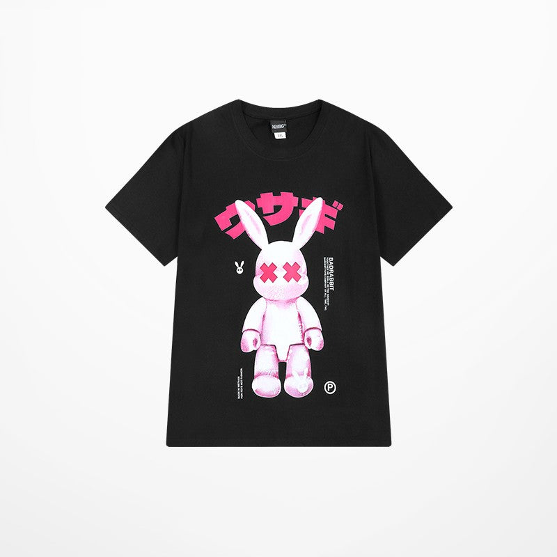 Summer Fashion Brand Loose Couple T-shirt Half Sleeve