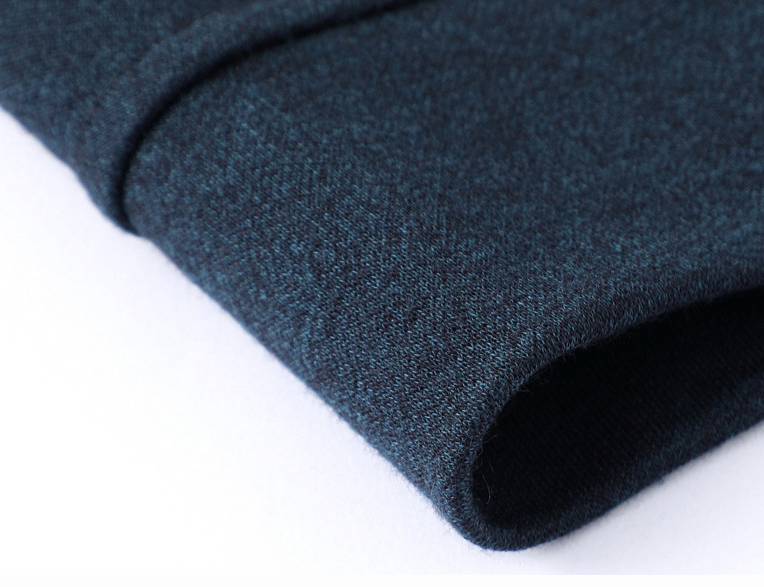 Dark Long-sleeved T-shirt Lapels For Middle-aged Men