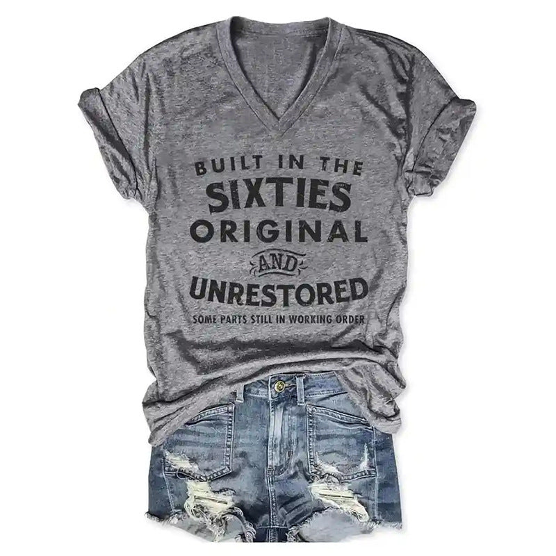 English SIXTIES Printed T-shirt Women's Top