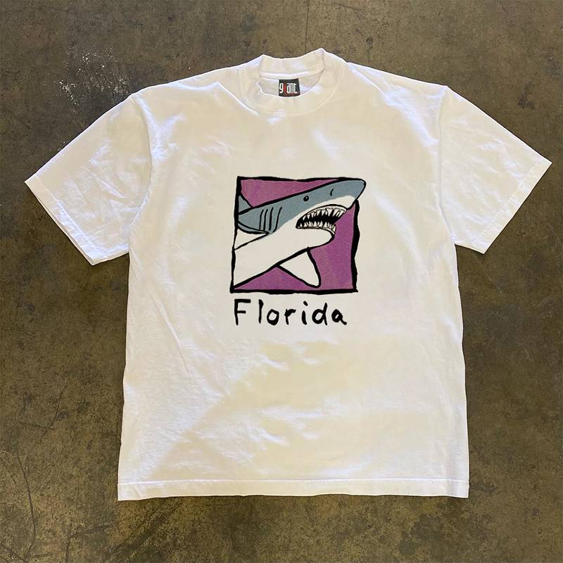 American Retro Design Sense Niche Short Sleeves