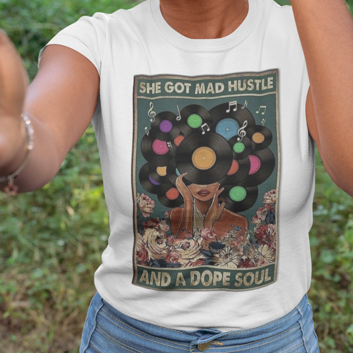 European And American Digital Printing Casual Round Neck T-shirt