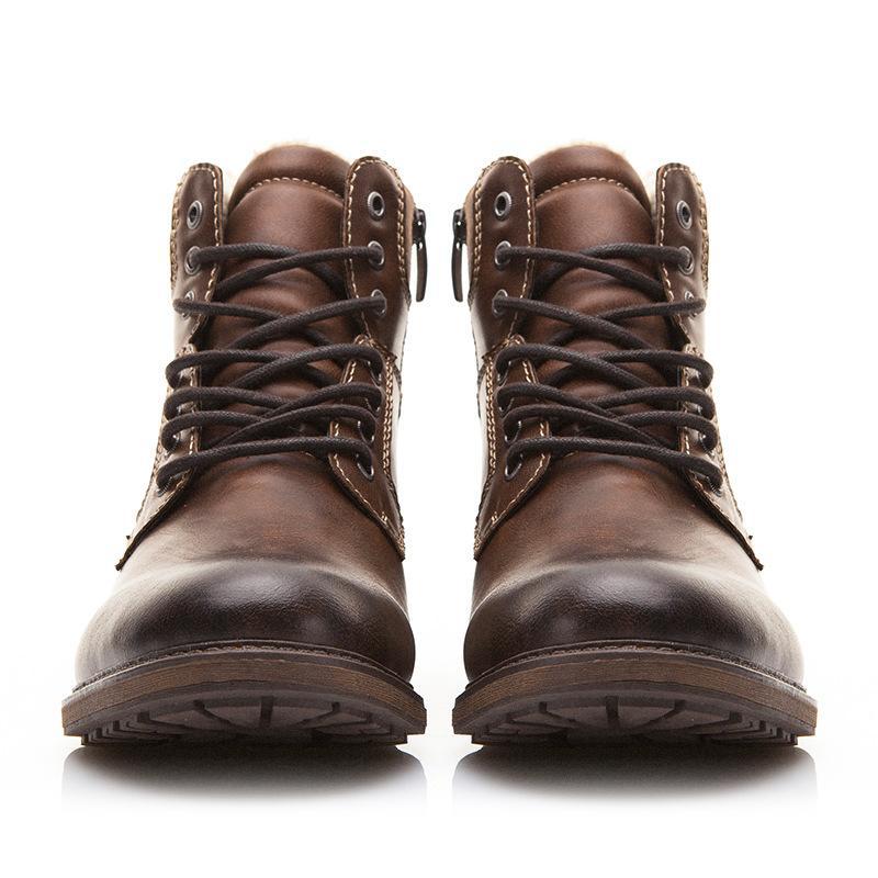 winter men warm shoes martin boots snow boots