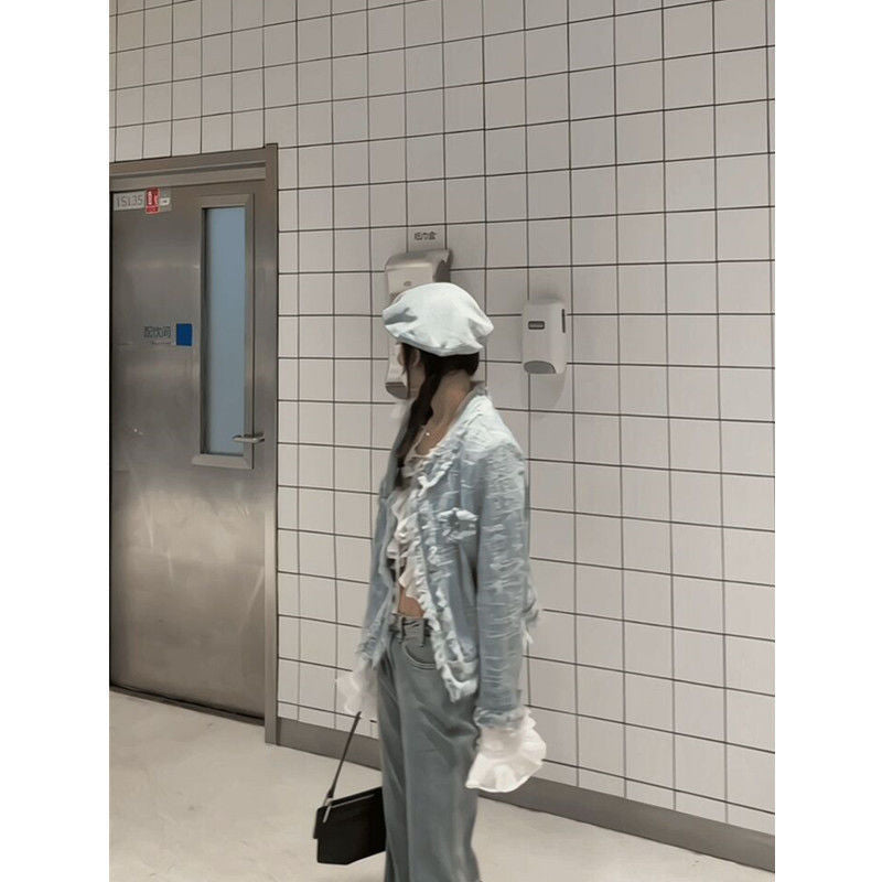 Summer Female American Niche Bell-bottom Pants