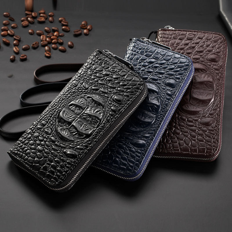 Men Business Handbag Cross Section Pattern Casual Briefcase PU Leather Messenger Bag For Men