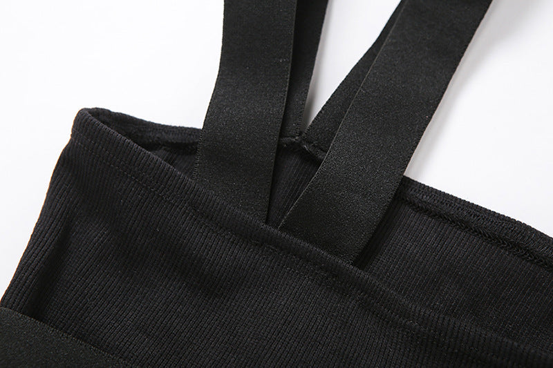 Schoolbag Buckle Short Strap Vest For Women