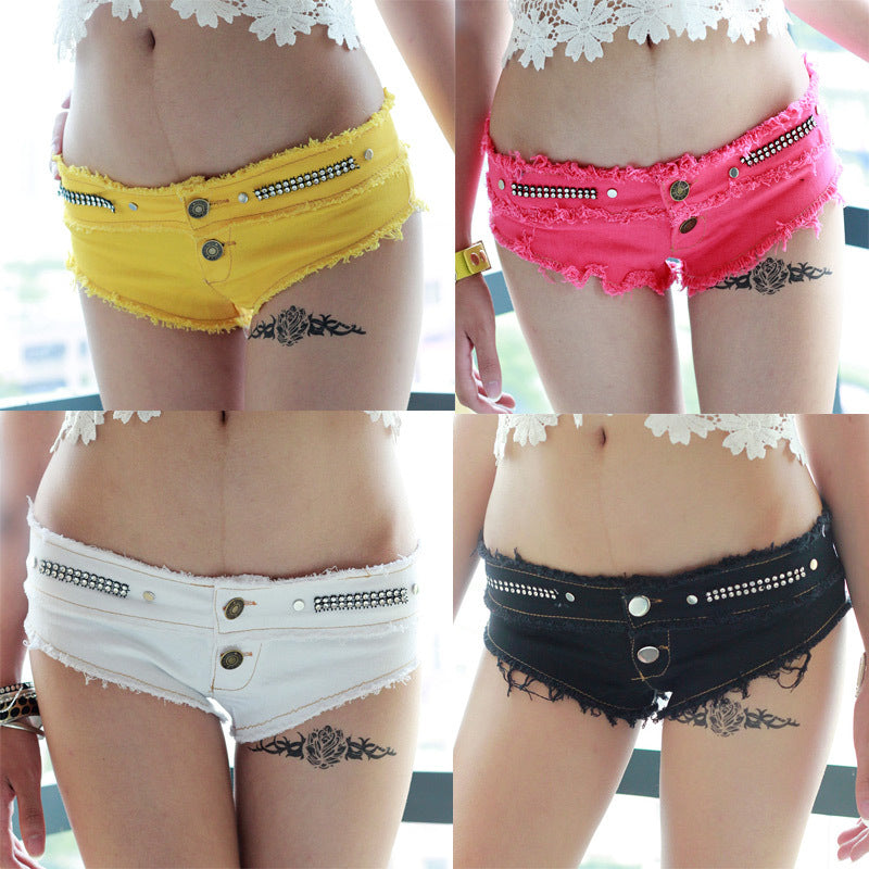 Denim shorts hot pants