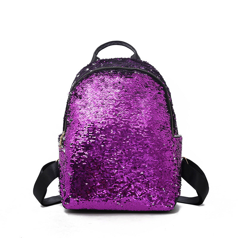 New Sequined Backpack Women Korean Version