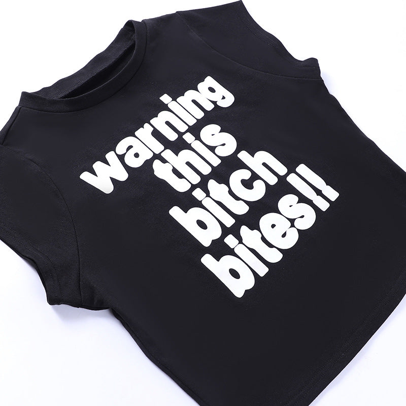 Europe And The United States Dark Wind Street Casual Hot Girl Hundred With Tops