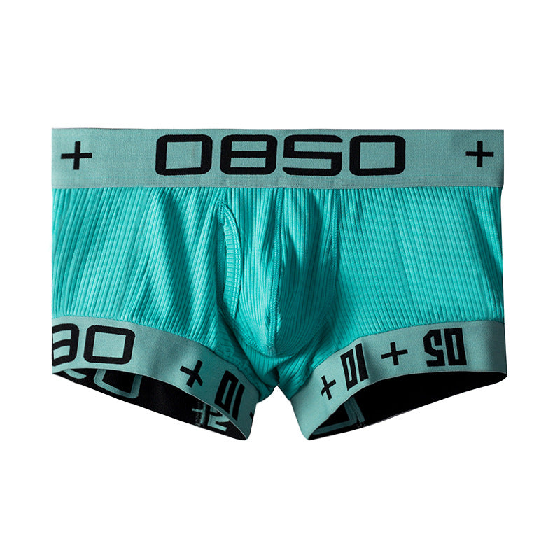 Breathable Boxer Men's Boxer Cotton Mid Waist Shorts