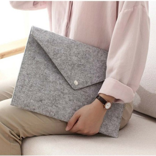 File bag felt briefcase
