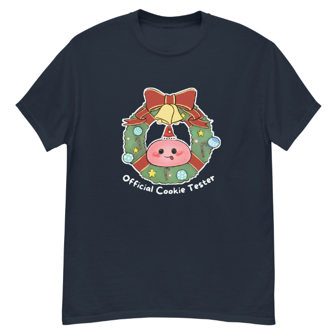 European And American Cookie Tester Digital Printing Casual Round Neck T-shirt