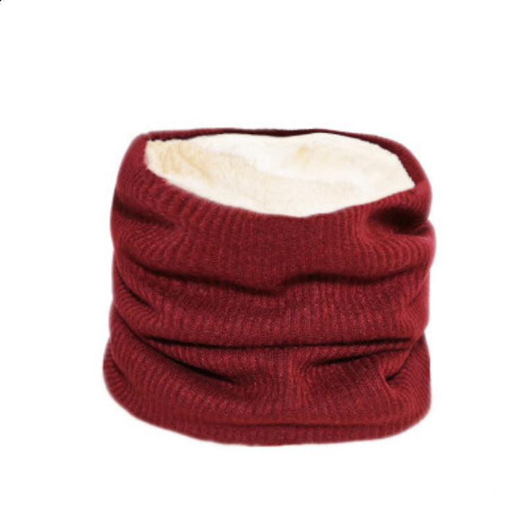 Men and women fashion plus velvet outdoor sports scarf