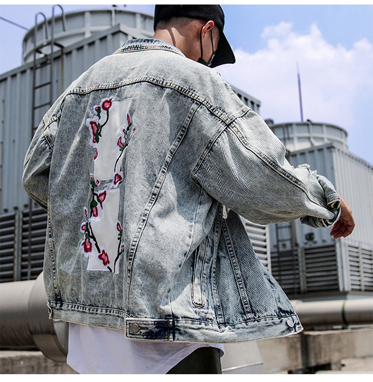 Loose Handsome All-Match Denim Jacket Men