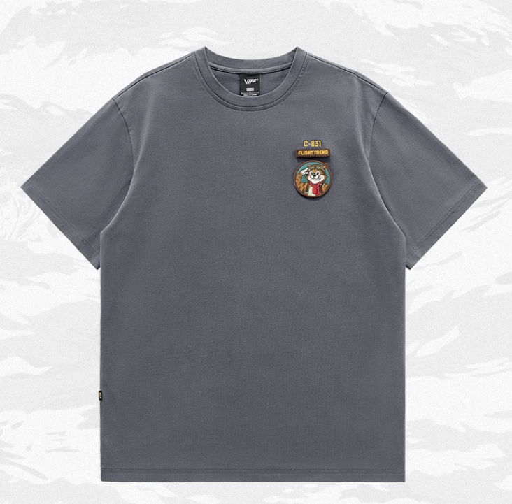 Embroidered Short Sleeve T Shirt For Men
