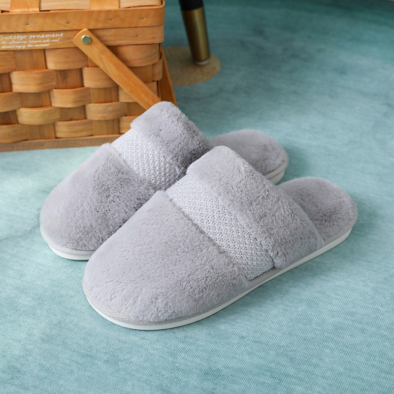 Slipper Opening Indoor Cotton Slipper Women's Thick Sole