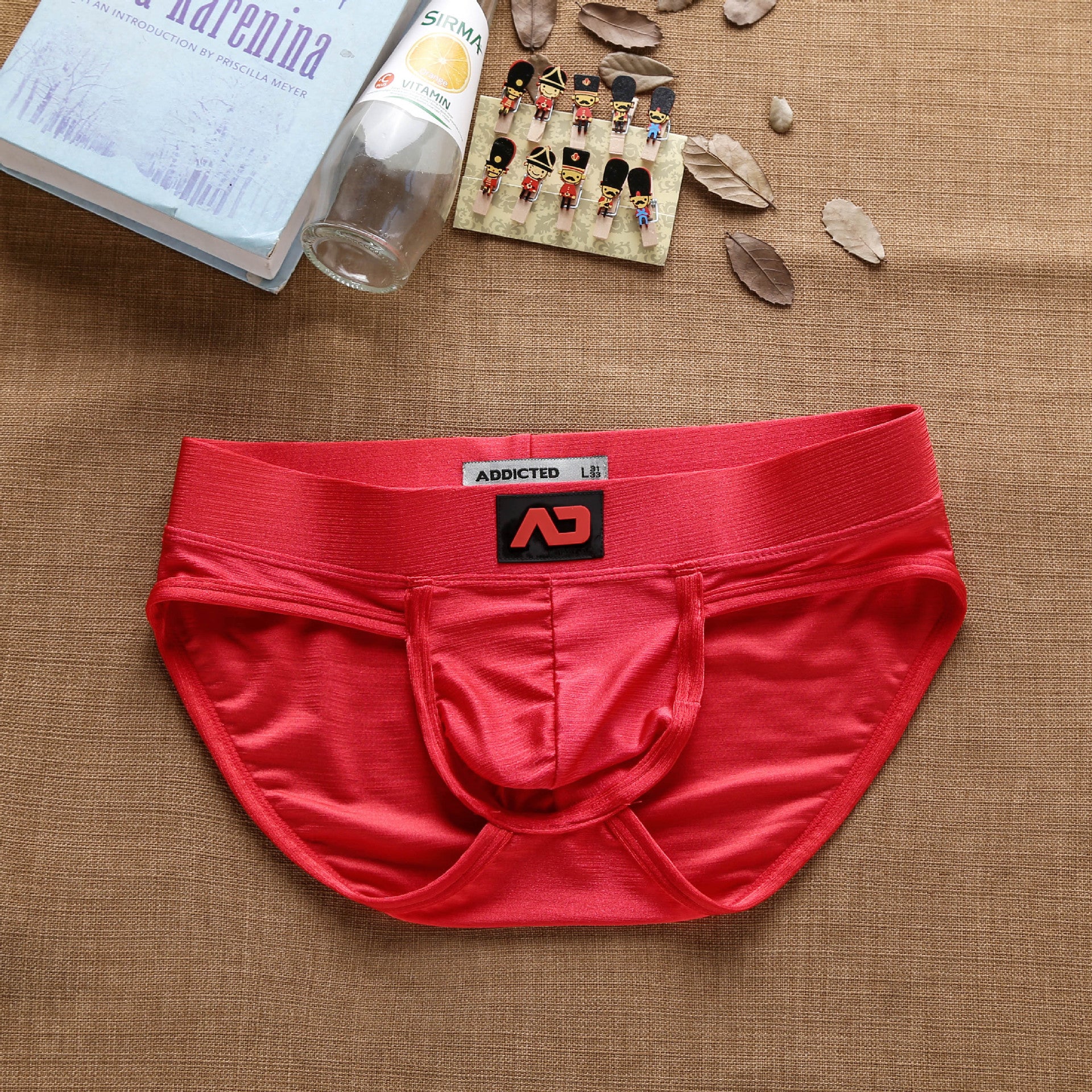 Men's Low Waist Nylon Brushed Briefs Men's Low Waist Nylon Brushed Briefs