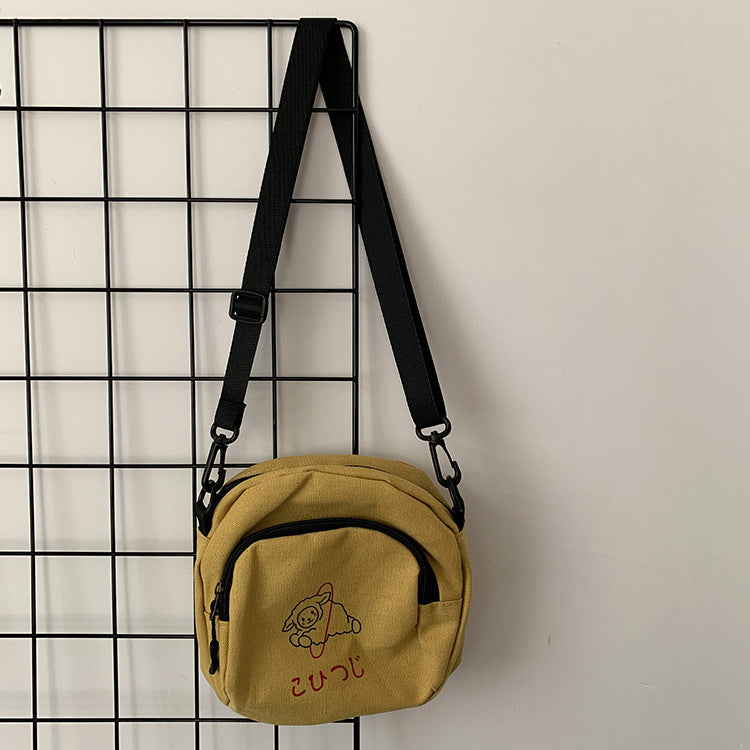 Cute Crossbody Student's Canvas Bag Women